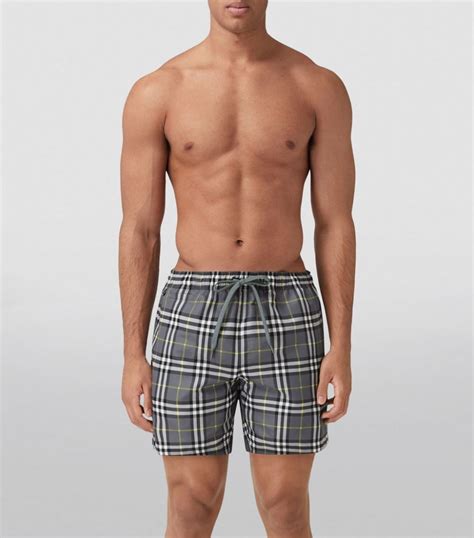 burberry monogram print swim shorts|burberry check swim shorts men.